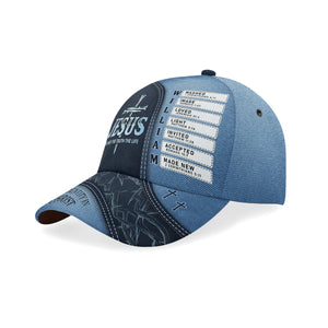 Jesus The Way The Truth The Life - Personalized Classic Cap