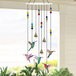 Diamond Painting Kits, Hummingbird Diamond Art Wind Chimes - Gift For Bird Lovers