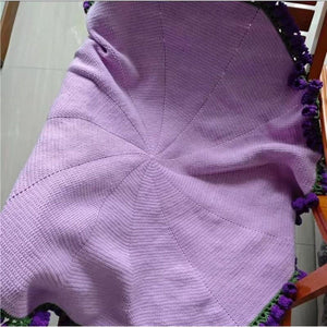 Hand-Knitted Rose Bouquet Blanket Diy Material Package Hand-Woven Gift For Her