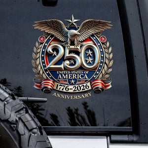 America 250th Anniversary Car Decal (1776¨C2026)