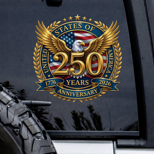 America 250th Anniversary Car Decal (1776¨C2026)