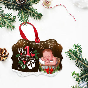 Christmas Gifts - Baby Ornaments - My 1st Christmas 2023- Custom Ornament