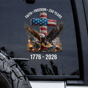 America 250th Anniversary Car Decal (1776¨C2026)