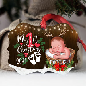Christmas Gifts - Baby Ornaments - My 1st Christmas 2023- Custom Ornament