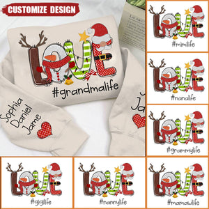 2024 New Release Christmas Snowman Love Grandma and Grandkids