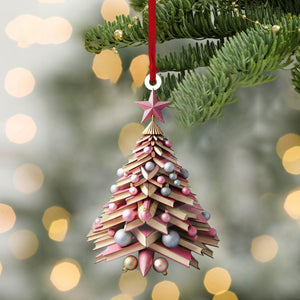 2024 New Release - Christmas Book Tree Ornament - Gift For Book Lover