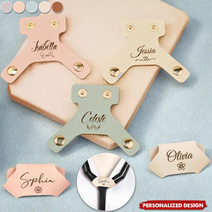 Personalized Leather Stethoscope Name Tag Gift for Doctor