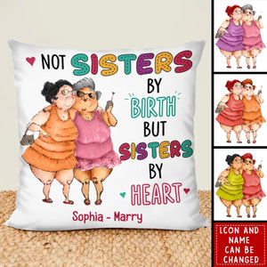 Personalized Old Friends Sisters Pillow - Thoughtful Gift for Besties