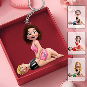Personalized Naughty Couple Keychain - Gifts For Couple
