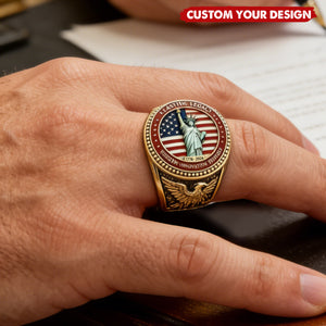 Personalized US 250th Anniversary Patriot Ring