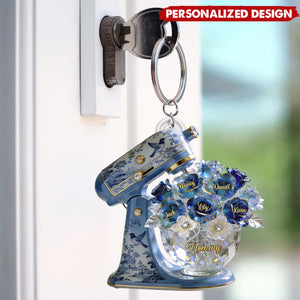 Personalized Baking Mixer Acrylic Keychain-Gifts For Mom