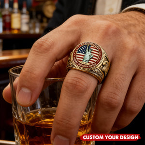 Personalized US 250th Anniversary Patriot Ring