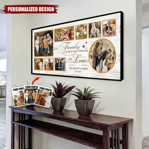 Personalized Family Photo Poster-Gift for Parents or Grandparents