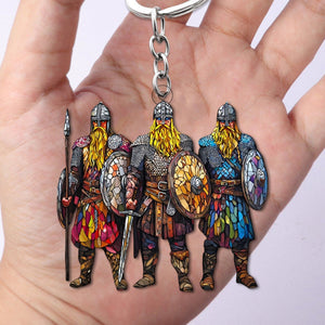 Viking Warrior Keychain, Historical Decor