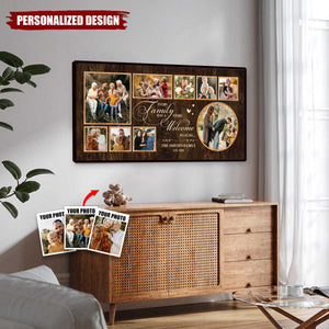 Personalized Family Photo Poster-Gift for Parents or Grandparents