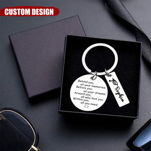 Graduation Personalized Keychain - Within You All You Need