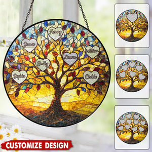 Tree of Life Names - Personalized Suncatcher