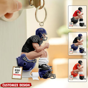 Strong Rival Sports – Personalized Keychain - Gifts for American Football Lovers