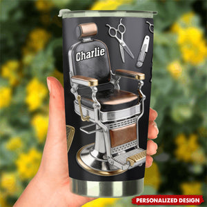 Barber-Personalized Hairdresser Tumbler