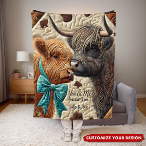 You & Me We Got This - Personalized Blanket