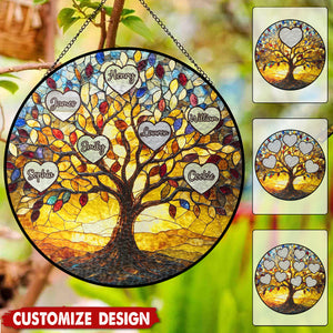 Tree of Life Names - Personalized Suncatcher