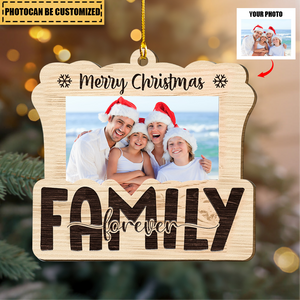 Personalized Custom Wood Ornament - Christmas Gift For Family