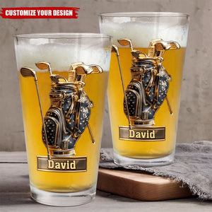 Look For Balls - Personalized Golf Beer Glass