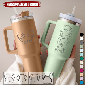 Personalized Dog/Cat Mom Tumbler-Gift For Pet Lovers