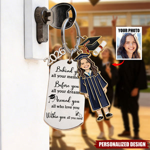 Graduation Gift-Personalized Graduation Keychain