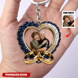 Personalized Upload Image Keychain-Gift For Couple/Family