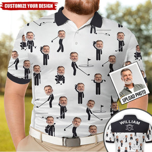 Love Being A Golfer - Personalized Golf Polo Shirt