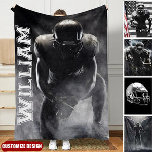 Personalized American Football Blanket - Gift For Football Lovers