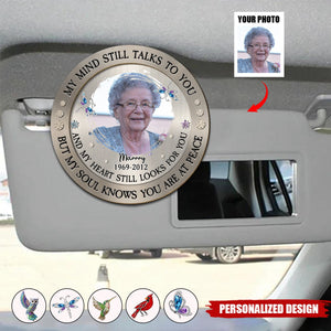 My Mind Still Talks To You-Personalized Car Visor Clip