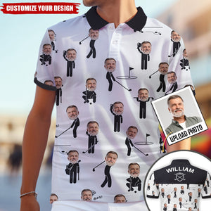 Love Being A Golfer - Personalized Golf Polo Shirt