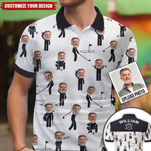 Love Being A Golfer - Personalized Golf Polo Shirt