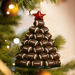 Football Christmas Tree Ornament Gift For Football Lover