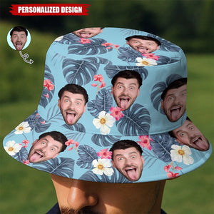Custom Photo Vacation Mode, Activated-Personalized Bucket Hat-Gift For Family Members