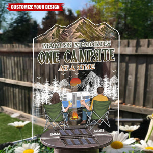 Making Memories One Campsite At A Time - Personalized Solar Light