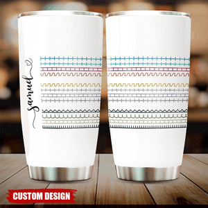 F*ck This Sh*t Hidden Message - Personalized Tumbler, Funny Gifts for Coworker, Friend