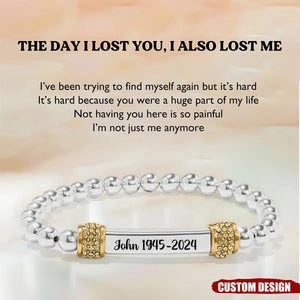Forever In My Heart - Personalized Memorial Bead Bracelet