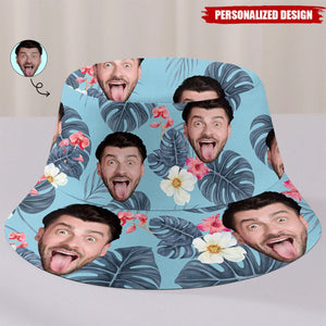 Custom Photo Vacation Mode, Activated-Personalized Bucket Hat-Gift For Family Members