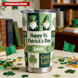 Happy St. Patrick's Day-Personalized Irish Tumbler