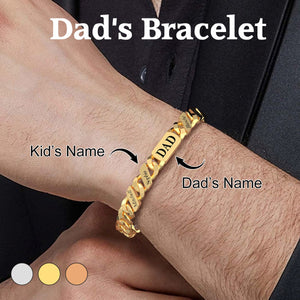Personalized Fashion Name Bar Bracelet-Father's Day Gift