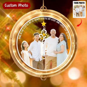 This Is Us A Little Bit Of Crazy A Little Bit Loud - Personalized Custom LED Pendant Light - Gift For Family Members