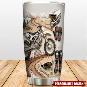Cool Dirt Bike,Motocross-Personalized Dirt Bike Tumbler