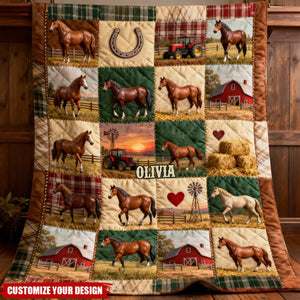 Horse Ranch - Personalized Horse Blanket