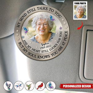 My Mind Still Talks To You-Personalized Car Visor Clip