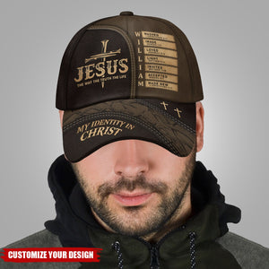 Jesus The Way The Truth The Life - Personalized Classic Cap