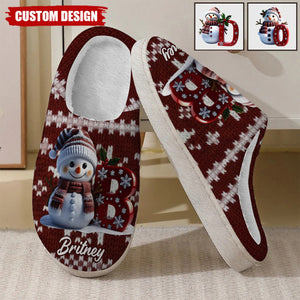 Merry Christmas - Personalized Family Slippers