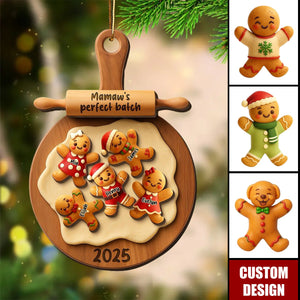 Personalized Gingerbread Family Christmas Ornament-Gift For Family